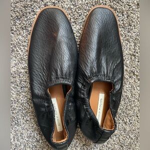 Pêche glove flat vegan leather shoes